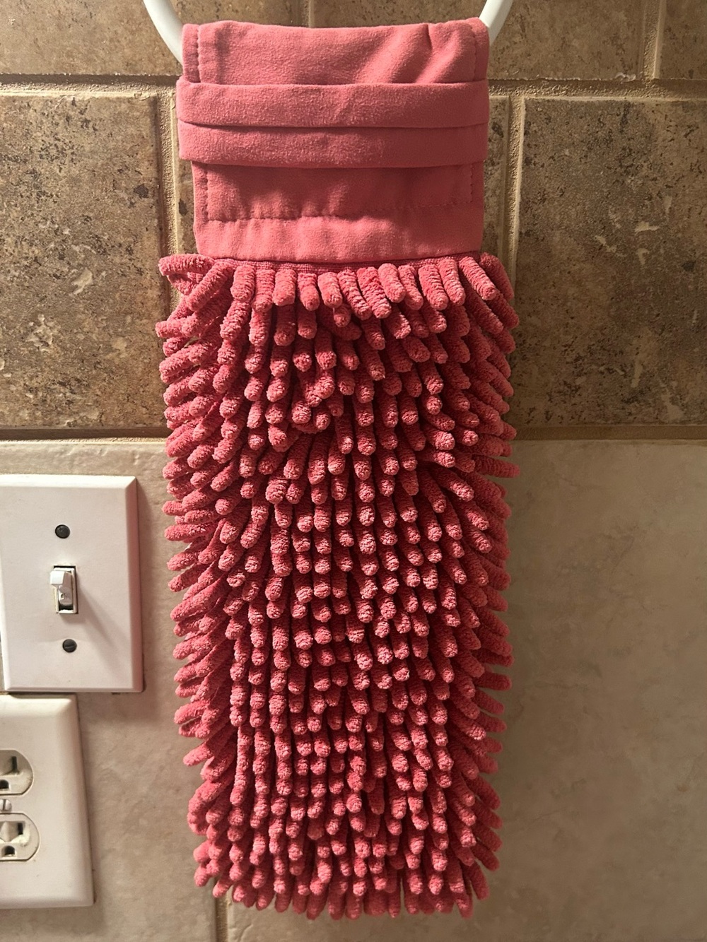 Norwex Pink Chenille Microfiber Hand Covers - Picture 3 of 4